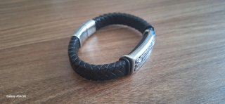 Bracciale Harley Davidson Pelle Intrecciata