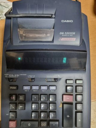 Calculadora Casio DR-520TER Euro & Tax