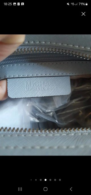 Bolso Michael Kors Azul clarito con Tachuelas