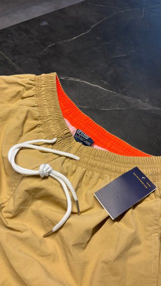 Bañador Polo Ralph Lauren Beige Nuevo con etiqueta