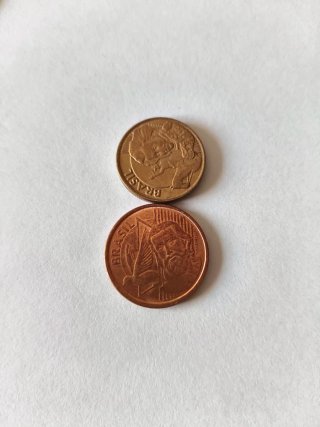 Lote 14 monedas de Brasil