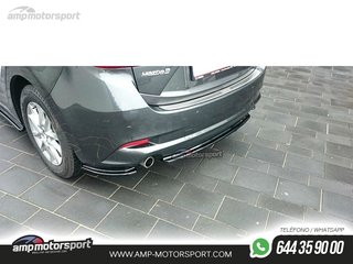 AÑADIDO DE DIFUSOR MAZDA 3 2017-- NEGRO MATE
