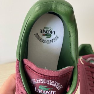 Zapatillas Lacoste Suede Burdeos Talla 42