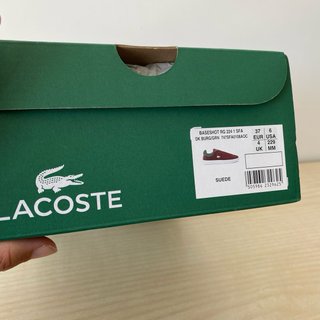Zapatillas Lacoste Suede Burdeos Talla 42