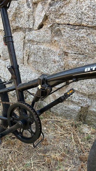Bicicleta plegable B'TWIN Negra