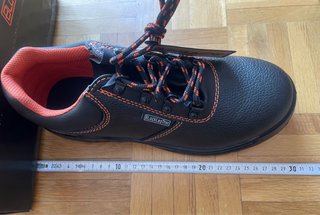 Zapatos de Seguridad BlackLeather Negros y Naranja