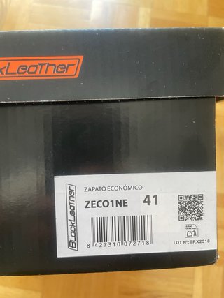 Zapatos de Seguridad BlackLeather Negros y Naranja