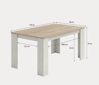 Mesa comedor extensible + 4 sillas