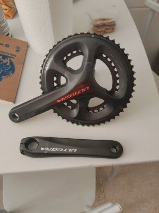 Pedalier Ultegra Compact Bielas y Platos