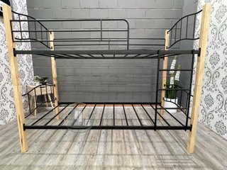 Litera Doble Cama de Madera y Metal 90x190cm