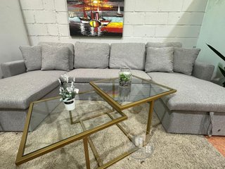 SOFA CAMA DOBLE CHAISE LONGUE Y ARCON