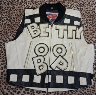 Chaleco Betty Boop Cuero Talla XS