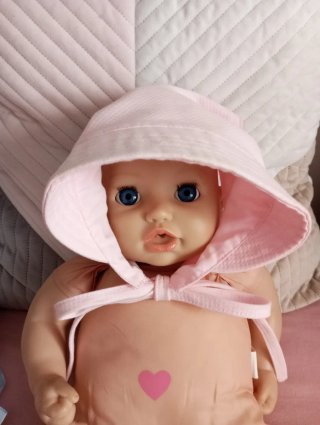 Capota Rosa Piqué Bebé