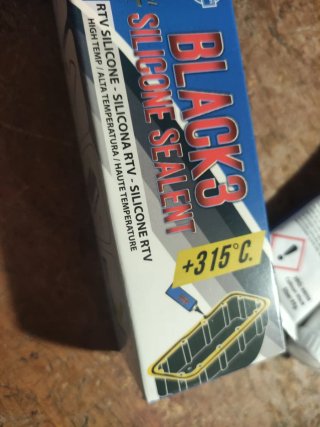 Silicona formador juntas negro 95g +315 C