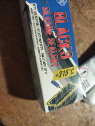 Silicona formador juntas negro 95g +315 C