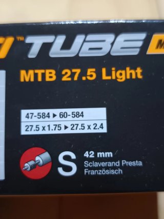 Cámara MTB Continental 27.5