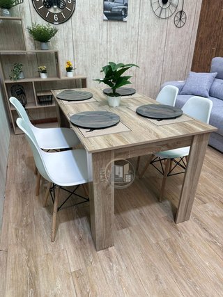 PACK MESA + 4 SILLAS NORDICAS