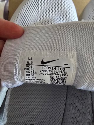 Zapatillas Nike Pegasus 41 Talla 40 Blancas