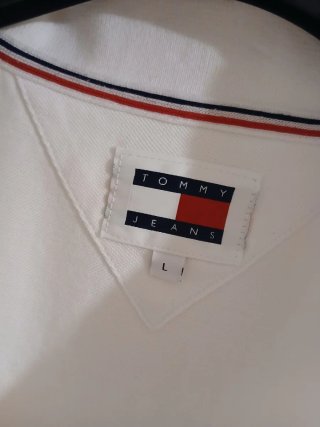 Polo Tommy Hilfiger Bianco Uomo Taglia L