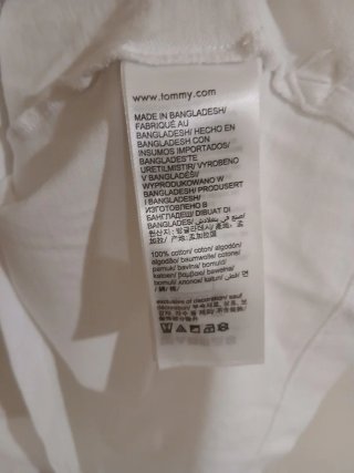 Polo Tommy Hilfiger Bianco Uomo Taglia L