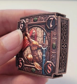 Dado FLIPDIE D8 Moneda Metálico