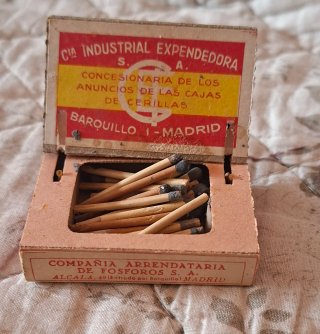 Cajas de Fósforos Antiguas Hacienda Pública