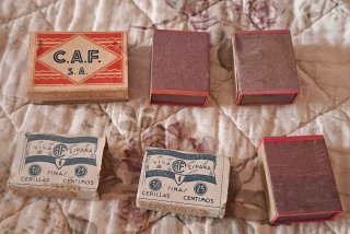 Cajas de Fósforos Antiguas Hacienda Pública