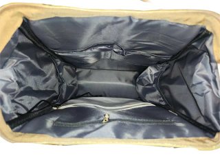 Mochila Pañalera Gris y Amarilla Multifuncional
