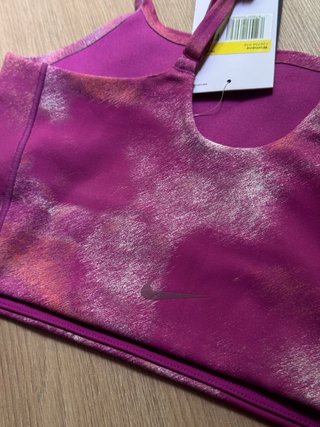 Nike Sujetador Deportivo Rosado Multicolor Talla S
