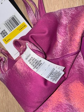Nike Sujetador Deportivo Rosado Multicolor Talla S