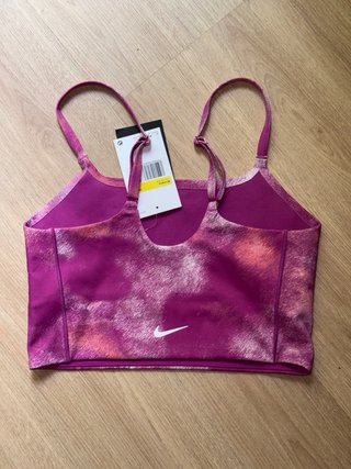 Nike Sujetador Deportivo Rosado Multicolor Talla S