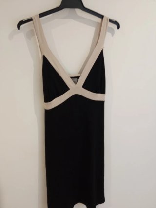 Vestido de punto con tirantes