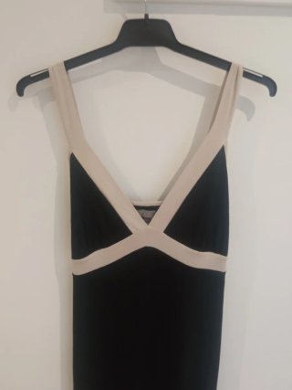 Vestido de punto con tirantes