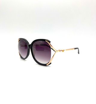 Gafas de Sol Chanel Negras y Doradas
