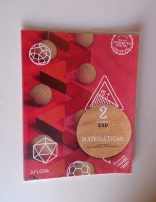 Pack 3 trimestres Matemáticas 2° ESO Anaya