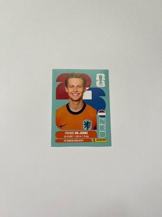 Cromo Frenkie de Jong Mundial Países Bajos Panini