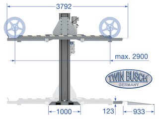 Elevador de 1 columna 2.7 t TW127P-230-G