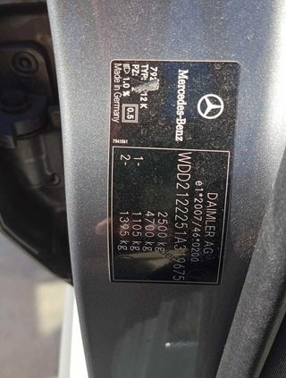 Eje mercedes-benz clase e (w212) familiar e 487229