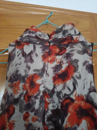 Vestido midi estampado floral
