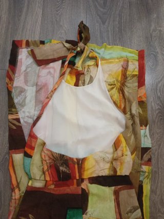 Vestido Zara Talla Única Multicolor