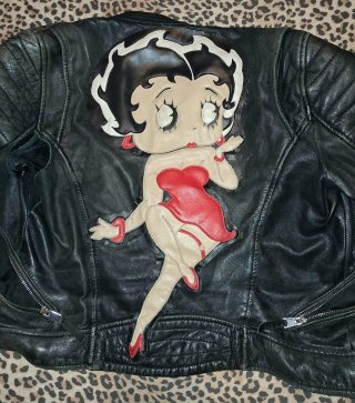 Parche Betty Boop Cuero Exclusivo
