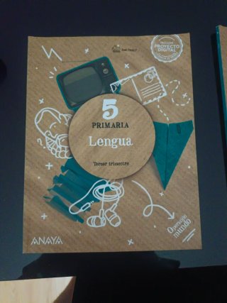 3 libros trimestres lengua quinto primaria