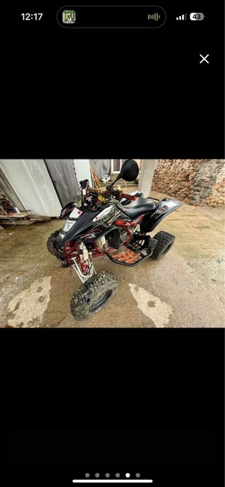 Suzuki LTZ 400 Quad Negro/Rojo