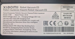 Xiaomi vacuum E5 robot aspirador