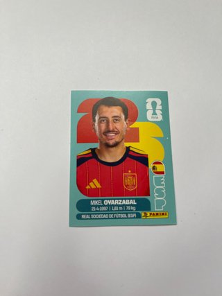 Cromo Mikel Oyarzabal España Mundial Panini 2026