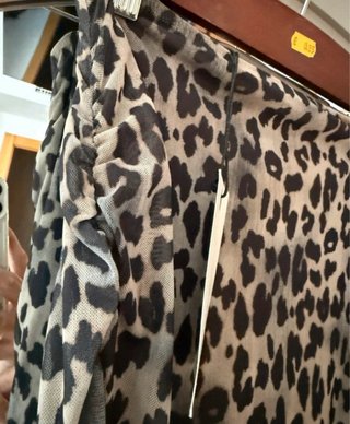 Falda Larga Estampado Leopardo Talla M