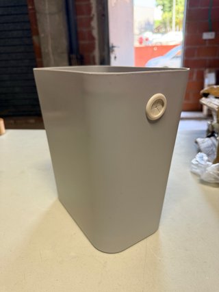 Contenedor Basura Blanco/Gris Plástico