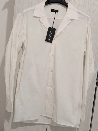 Camicia uomo Prince bianca XXL estiva rever nuova