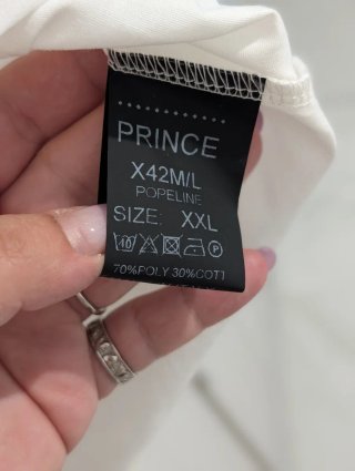 Camicia uomo Prince bianca XXL estiva rever nuova