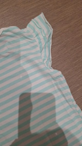 Camiseta niña manga corta talla 7